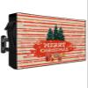 Outdoor TV Cover 75 Inch, Weatherproof Waterproof Merry Christmas Xmas Tree Gift Box Red Line Striped Outside TV Covers with Zipper Flap, 600D TV Enclosure Protector for Outside Flat Screen TV view 1