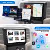Car Stereo for Dodge RAM 1500 2500 3500 2013 2014 2015 2016 2017 2018 with Wireless CarPlay and Android Auto,9'' Android 13 Touch Screen Radio Replacement,2G Ram 32G ROM(Only fit Manual AC) view 4