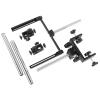 JOEBO Microscope Kit Adjustable Microscope Stand Soldering LED Light Illumination Holder Industrial Video Camera Bracket Microscope Lens Adapters (Color : B) view 3