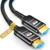 10K 8K HDMI 2.1 Cable - 6.6FT/2M Ultra HD Cable High-Speed Lead 48Gbps - Professional Heavy Duty Braided Cord - Multiple Size Options (1.5FT-25FT) - 4K@120Hz, 8K@60Hz, HDR, DTS:X, HDCP 2.2/2. view 1