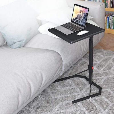 ZHIQISHI Lap Desk, Overbed Table Height Adjustable Bedside Table Sofa Side End Table, Folding Laptop Table Liftable Table Gaming Computer Desk Stand Tray Outdoor Portable Table
