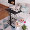 ZHIQISHI Lap Desk, Overbed Table Height Adjustable Bedside Table Sofa Side End Table, Folding Laptop Table Liftable Table Gaming Computer Desk Stand Tray Outdoor Portable Table view 3