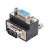 NFHK 90 Degree Up Angled VGA SVGA Male to Female Extension Adapter for Monitor Projector view 1
