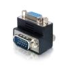 NFHK 90 Degree Up Angled VGA SVGA Male to Female Extension Adapter for Monitor Projector view 3