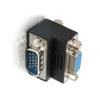 NFHK 90 Degree Up Angled VGA SVGA Male to Female Extension Adapter for Monitor Projector view 4