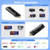 AIMIBO Wireless 2 Transmitters and HDMI Receiver 4K, Foldable Antenna, 5.8G & 2.4G Wireless HDMI Extender, Plug and Play, for Laptop, Camera, TV Box, 165FT/50M view 2