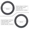 JOEBO Microscope Kit 1 Piece Enlarge 2.5-42mm/44mm Aperture Diameter Zoom Iris Diaphragm Aperture Condenser for Microscope Camera Lens Optical Instrument Microscope Lens Adapters (Size : 2.5-44mm) view 4