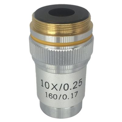 JOEBO Microscope Kit 4X 10X 20X 40X 60X 100X Achromatic Objective Lens 195 Mm Microscope Lens Adapters (Color : 10X)
