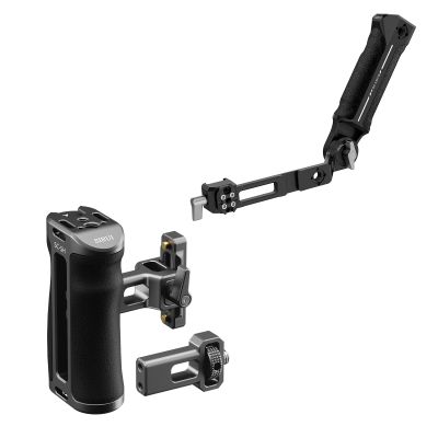 SIRUI Adjustable NATO Clamp Sling Handgrip for DJI Gimbals and Camera Cage Side Handle, NATO and ARRI Installation Options Side Grip Bundle