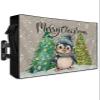 FALABON88 Outdoor TV Cover 75 Inch, Weatherproof Waterproof Christmas Xmas Tree Penguin Grey Outside TV Covers with Zipper Flap, 600D TV Enclosure Protector for Outside Flat Screen TV view 1