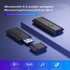 5.3 transceiver 2-in-1 BT Receiver, USB Bluetooth Adapter,Wireless Audio Adapter, Low Latency, Power by USB for PC Home/Car Sound System view 2