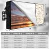 FALABON88 Outdoor TV Cover 55 Inch, Weatherproof Waterproof Daisy Floral Farmhouse Outside TV Covers with Zipper Flap, 600D TV Enclosure Protector for Outside Flat Screen TV view 2