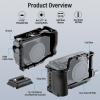 SIRUI Camera Cage for Sony ZV-E1 with Silicone Grip and Top Handle with 3/8"-16 ARRI Locating Pins Mount Bundle view 3
