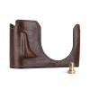 MUZIRI KINOKOO Case for Leica Q3 Q3 43, Top Layer Genuine Leather Leica Q3/Q3 43 Protective Half Case Premium Version - with Bottom Hole for Instant Battery and Memory Card Access - Coffee view 2