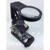 Joebo Microscope Kit 3X 25X 4.5X Metal Desktop Table Light Microscope Lens Adapters (Color : Black) view 2