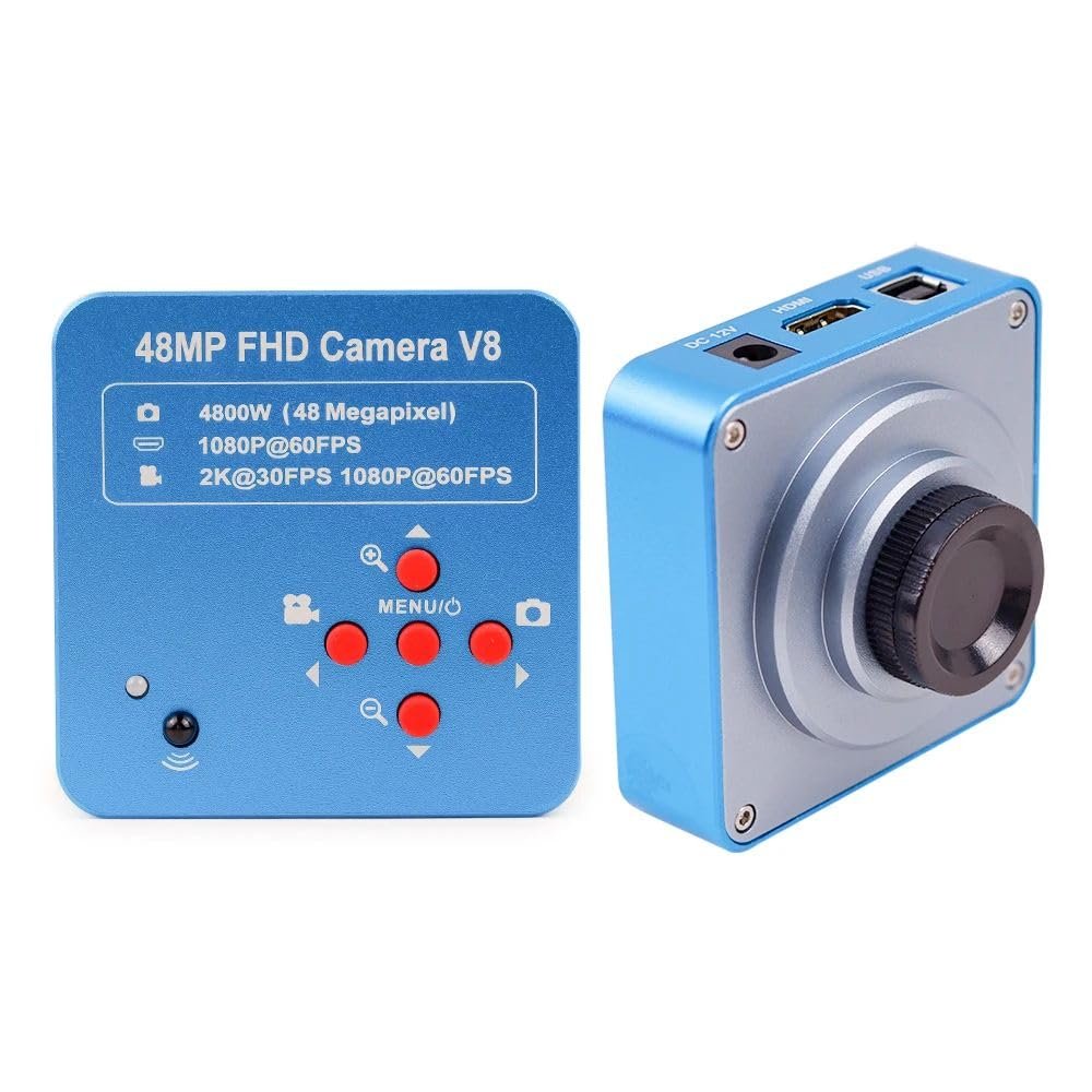 1080P 48MP HDMI USB Industrial Electronic Digital Microscope Camera For PCB Soldering Phone Repair