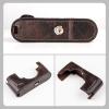 MUZIRI KINOKOO Case for Leica M11 M11-P M EV1, Premium Genuine Leather Protective Half Case for Leica M11/M11-P/M-EV1 Camera, with Hand Grip and Opening Bottom Design - Coffee view 3