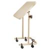 ZHIQISHI Lap Desk, Multifunctional Folding Bedside Table with Cup Holder and Lockable Wheels Couch Table Trays, Laptop Desk, Portable Bed Dinner Tray - Height Adjustable TV Table Study Tabl view 1