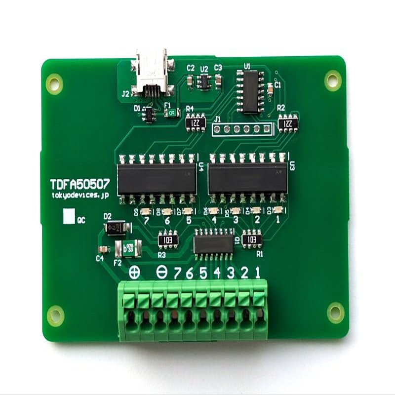 Tokyo Devices TDFA50507 USB Insulated Digital IO Output Board, 7 Contacts, Current Sink Type