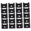 Veemoon 120pcs Professional Cable Management Wire Holder Saddle Tie Mounts for Neat Wire Arrangement view 1