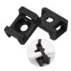 Veemoon 120pcs Professional Cable Management Wire Holder Saddle Tie Mounts for Neat Wire Arrangement view 4