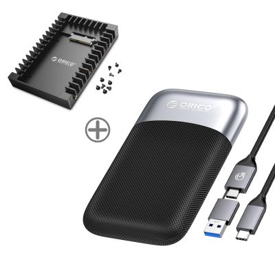 ORICO 2TB Portable SSD Up to 2000MB/s External Solid State Drive 2.5 SSD SATA to 3.5 Hard Drive Adapter Internal Drive Bay