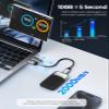 ORICO 2TB Portable SSD Up to 2000MB/s External Solid State Drive 2.5 SSD SATA to 3.5 Hard Drive Adapter Internal Drive Bay view 2