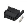 Artemisia 1 Sets 10 pin 2.8 MM car Female auto Plug Wiring Harness Cable unsealed Plastic Connector 929504-4 (Color : Dark Grey, Size : 1 Set) view 1