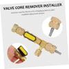 PartyKindom 1set Professional Valve Core Remover Tool for Dual Installer for Systems Quick Assembly and Disassembly Saving Design Kit view 4