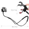 CHILDWEET Flexible Neck Hanging Phone Holder U-Shape Bracket for Lazy Use Desktop Bed Mount for All Phones Streaming Video Chats Black view 3