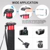66.9in/170cm Camera Monopod INNOREL VM80A Aluminum Alloy Portable Compact Lightweight Travel Monopod with Fast Flip Lock for Canon Nikon Sony DSLR Camera Video Camcorder DV Photography Load 33lbs/15kg view 2