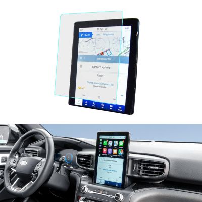 LUWU Ford Explorer Screen Protector for 2020 2021 2022 2023 2024 Ford Explorer Accessories Tempered Glass 9H Explorer Touchscreen Fits Explorer XLT/ST-Line/Timberline/Limited/ST/King Ranch (10.1-in)