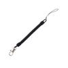 DirectNine Basics Retractable Coil Springs Lanyard, Anti-Loss Stretch Spring Keychain Holder Strap with Clip Phone Strap Lanyard for Key Phone, Medium, Transparent, C-2556 view 1