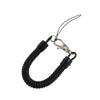 DirectNine Basics Retractable Coil Springs Lanyard, Anti-Loss Stretch Spring Keychain Holder Strap with Clip Phone Strap Lanyard for Key Phone, Medium, Transparent, C-2556 view 4