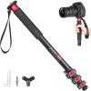 63in/160cm Camera Monopod INNOREL VM60A Aluminum Alloy Portable Compact Lightweight Travel Monopod with Fast Flip Lock for Canon Nikon Sony DSLR Camera Video Camcorder DV Photography Load 22lbs/10kg view 1