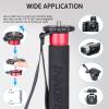 63in/160cm Camera Monopod INNOREL VM60A Aluminum Alloy Portable Compact Lightweight Travel Monopod with Fast Flip Lock for Canon Nikon Sony DSLR Camera Video Camcorder DV Photography Load 22lbs/10kg view 2