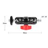 CAMVATE Universal Magic Arm + Standard NATO Safety Rail 105mm + 15mm Single Rod Clamp view 3