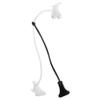 CHILDWEET 2pcs Clamp Phone Bracket Phone Holder Stable Stand for Bed Desk Car with Charging Slot and Lightweight Design Black White view 1