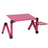 Adjustable Laptop Desk Stand Portable Aluminum Computer Laptop Desk Desk Stand with Mouse Pad (Color : E) (D) view 1