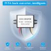 YBBOTT DC 10V-60V Step Down to 5V 5A 25W DC Buck Converter 12V 24V 36V 48V to 5V Power Transformer Reducer Compatible with Vehicle Car Truck Volt view 2