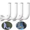 [4 Pack] Universal Wireless Bridge Bracket Mount, Pole and Wall-Mounted Mount for Wireless Bridge Point to Point Outdoor AP Access Point Client Bridge CPE, Antenna Mount view 1