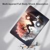 Case for Samsung Galaxy Tab S9 11 inch Tablet 2023 Model X710/X716B/X718USlim Fit Foldable Standing Cover Case with Auto Sleep/Wake for Galaxy Tab S9 Full Moon Cherry Blossom view 3
