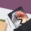 Case for Samsung Galaxy Tab S9 11 inch Tablet 2023 Model X710/X716B/X718USlim Fit Foldable Standing Cover Case with Auto Sleep/Wake for Galaxy Tab S9 Full Moon Cherry Blossom view 4