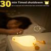 Daixinde Lying Flat Duck Night Light, Squishy Duck Lamp with Tap Control, 30-Min Auto-Off Timer, Rechargeable Silicone Bedside Lamp for Kids Adults, [Mothers Day Gifts] view 3
