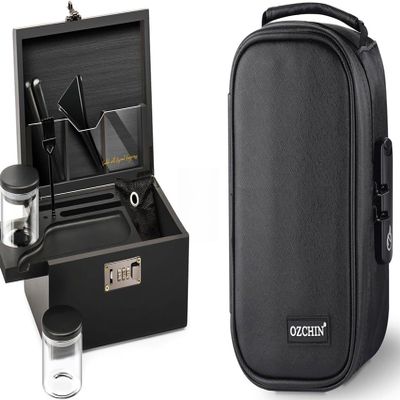 OZCHIN Large Stash Box Set + Smell Proof Bag