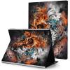Dolrlasin Tiger and Skull Case for iPad Pro 11 Inch Case 2020(2nd Gen) with Pencil Holder, Smart iPad Case Support Touch ID and Auto Wake/Sleep view 1