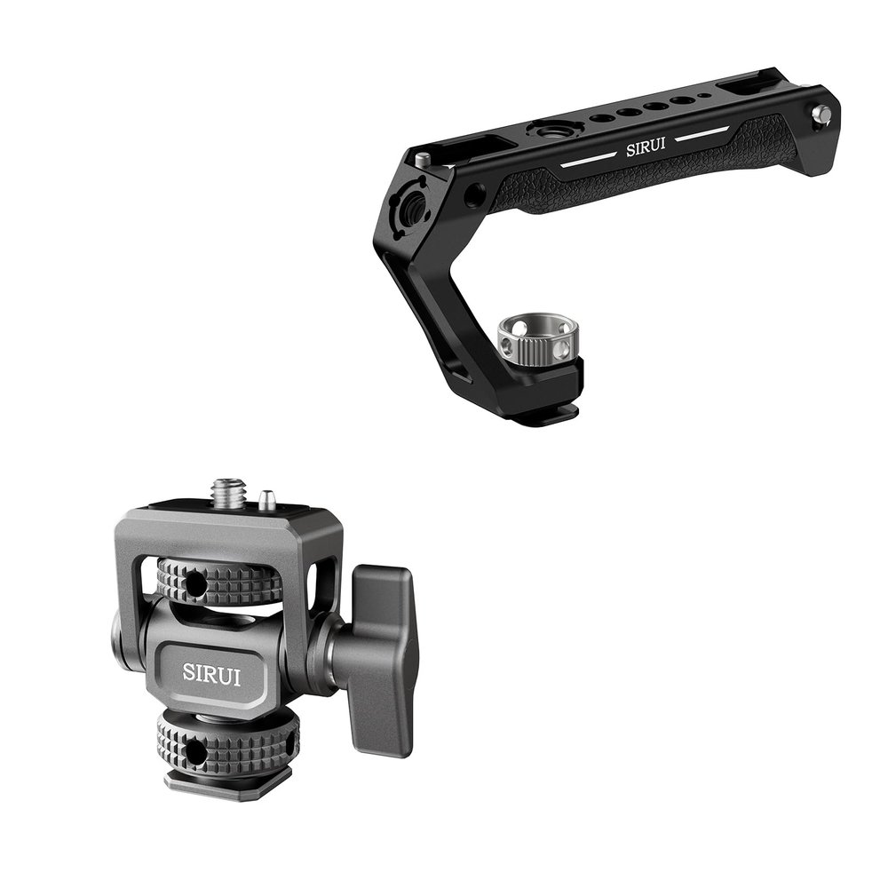 SIRUI Cold Shoe Mount Camera Top Handle and Camera Monitor Mount with Cold Shoe