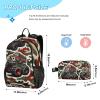 ALAZA Monster Truck Camouflage Backpack and Lunch Bag Set for Boys Girls School Bookbag Cooler Kits view 2