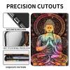 for Kindle 10th Generation 2019 Case, Durable PU Leather Kindle Cover 10th Generation, Adjustable Stand with Auto Sleep/Wake Smart Cover (Not fit Kindle Oasis or Kindle 2022), Buddha view 2