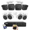 ANNKE 5MP Wired PoE Security Camera System, 8MP Super HD 8 Channel NVR Surveillance System with 4TB Hard Drive, 8pcs 5MP IP Indoor/Outdoor Network Cameras with Build-in Audio, Smart Motion Detection view 1